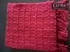 Check knit Throw
