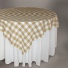 Checked table cloth