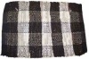 Checkered leather rugs