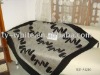 Chenille Geometric Design Sofa Throw