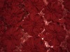 Chiffon Dribble Flowers Embroidery Sequin fabric for wedding or dress