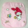 Children 100%cotton printed square towel