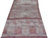 China Silk Sari Fabric Antique Floral Print Saree Fabric Dress