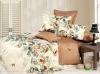 Chinese classical style flower printed bed sheet