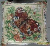 Chinese embroidered pillow / cushion cover of view, anamils and character