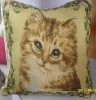 Chinese embroidery oil paintings for cushion / pillow cover with custom design