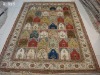 Chinese handmade 100% natural silk turkish 5.5x8 double knotted carpets and rugs