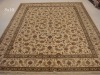 Chinese handmade 100% natural silk turkish 8x10 double knotted carpet tiles