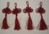 Chinese knot christmas decorative mesh ribbon