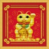 Chinese traditional Lucky cats cross stitch