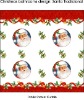 Christmas Design Printed polyester shower curtain