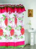 Christmas Design polyester Printed balloon shower curtain