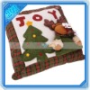 Christmas Trew With JOY Letter Cute Deer Throw Pillow