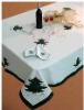 Christmas embroidery table cloth table cover table linens