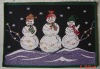 Christmas jacquard door mat,anti-slip floor mat, jacquard mat