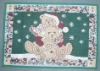 Christmas jacquard rug, floor mat,christmas door mat