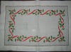Christmas placemat with embroidery
