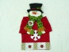 Christmas santa/snowman chair cover, chair back cover, home decoration