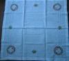 Christmas table cloth with embroidery