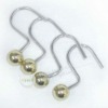 Chrome Shower Curtain Roller Hooks WZ-H2008