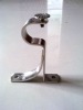 Chrome plated metal curtain rod holder