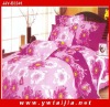 Classic 100%polyester printed bedding sets luxury pink 4pcs-yiwu taijia home textile