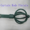 Classic Curtain Finials in different surface treatment