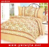 Classic style 100%polyester flower comforter sets 4pcs
