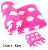 Cloud printing fleece blanket polyester