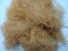 Coarse bamboo fiber for insulation material