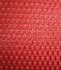 Coated retardant polyester fabric for tote bags
