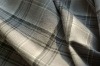 Coffee check cotton Fabric
