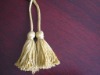 Colored curtain tassel