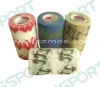 Colored self-adherent elastic bandage