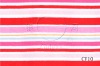 Colored stripped velvet