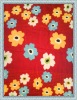 Colorful Flower Fleece Blanket