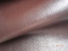 Colorful bead light effective cow pu coated leather