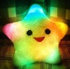 Colorful led throw pillow