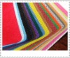 Colorful nonwoven fabric