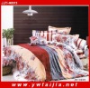 Colorful twill printed 100% cotton comforter set