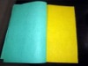 Colors needle-punched nonwoven fabric