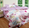 Colourful printed bedding set/bed sheet