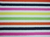 Colourful stripe  nylon stretch elastic  swimsuit  spandex fabric textile