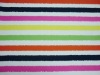 Colourful stripe  nylon stretch elastic  swimsuit  spandex fabric textile