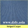 Colourful striped carpet