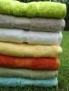 Combed cotton towels