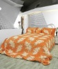 Comforter set, Flower Orange 100% microfiber