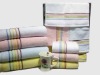 Compact Cotton Rainbow Pattern square towels
