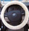 Competitive price] Car Accessories Fur & Velvet & Plush Winter Wood Steering Wheel Cover