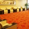 Conference room floral carpet
